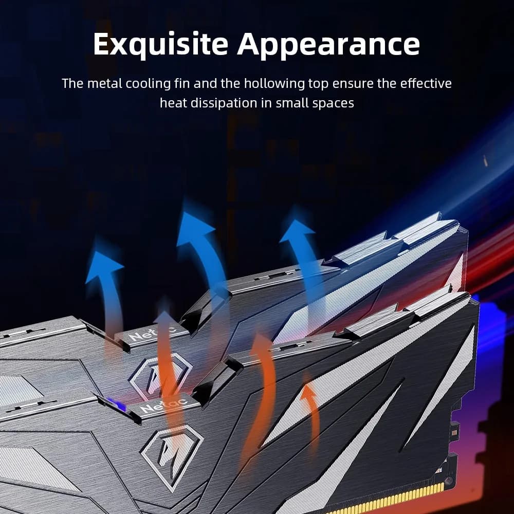 نتاك DDR4 8GB 16GB ذاكرة رام DDR4 2666 3200 3600 ذاكرة سطح المكتب Dimm مع مبرد XMP للكمبيوتر - 5
