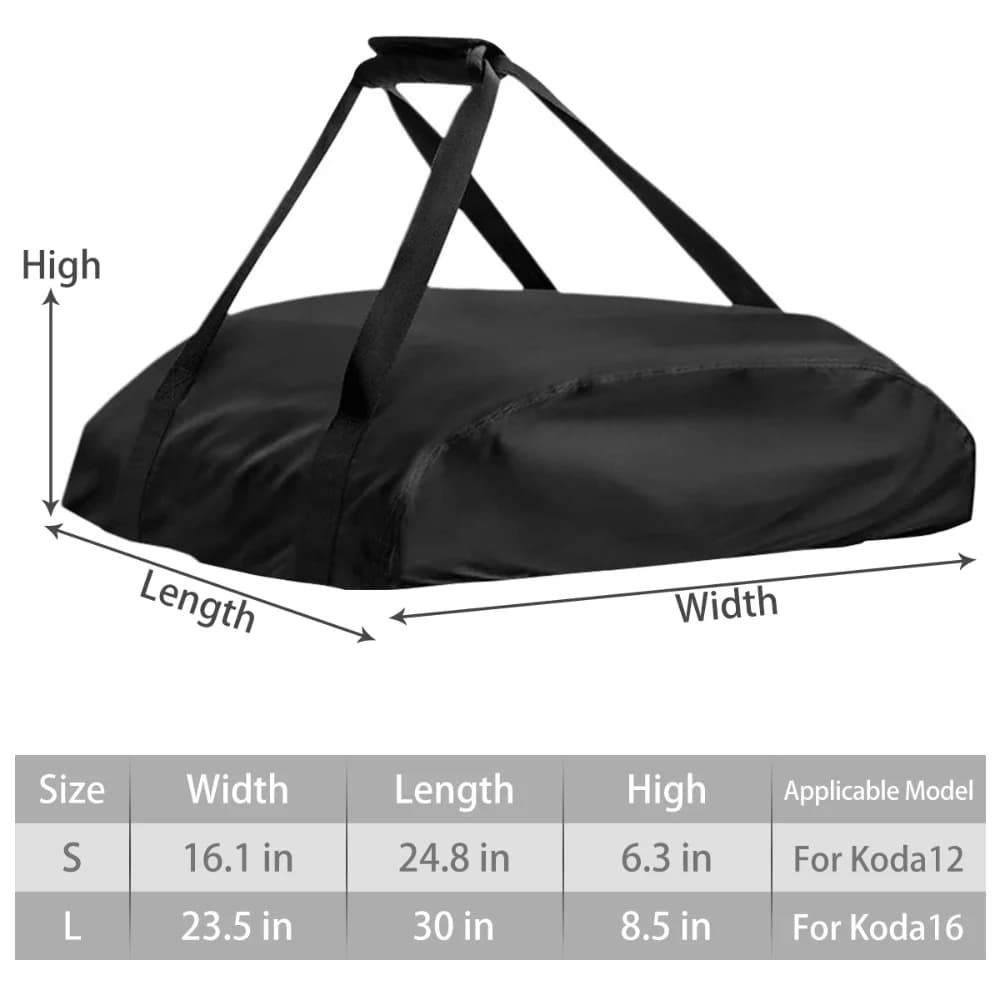 Pizza Oven Cover for Ooni Koda 12 16 Portable 420D Oxford Fabric Waterproof Pizza Oven Dustproof Covers BBQ Accessories - 2