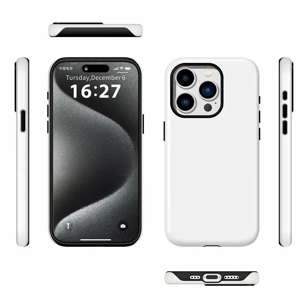 Fashion exquisite bow polka dot Phone Case for iPhone 17 16 15 14 13 12 11 Pro Max Air Plus Luxury Double-layer Back Cover - 6