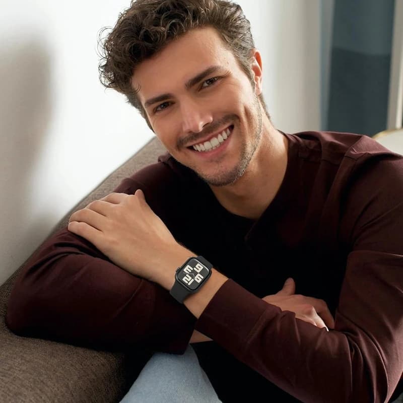 حزام سيليكون لساعة أبل مقاس 46 ملم 44 ملم 45 ملم 40 ملم 41 ملم 42-38 ملم 49 ملم سوار رياضي آي واتش سلسلة 11 10 9 8 7 6 5 SE Ultra3 - 2