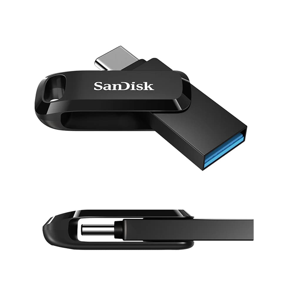 SanDisk Ultra Dual Drive Go USB Type-C USB 3.2 بسعة 64 جيجابايت و128 جيجابايت و256 جيجابايت و512 جيجابايت و1 تيرابايت، فلاش درايف، فلاش ديسك بسرعة تصل إلى 400 ميجابايت/ثانية - 3
