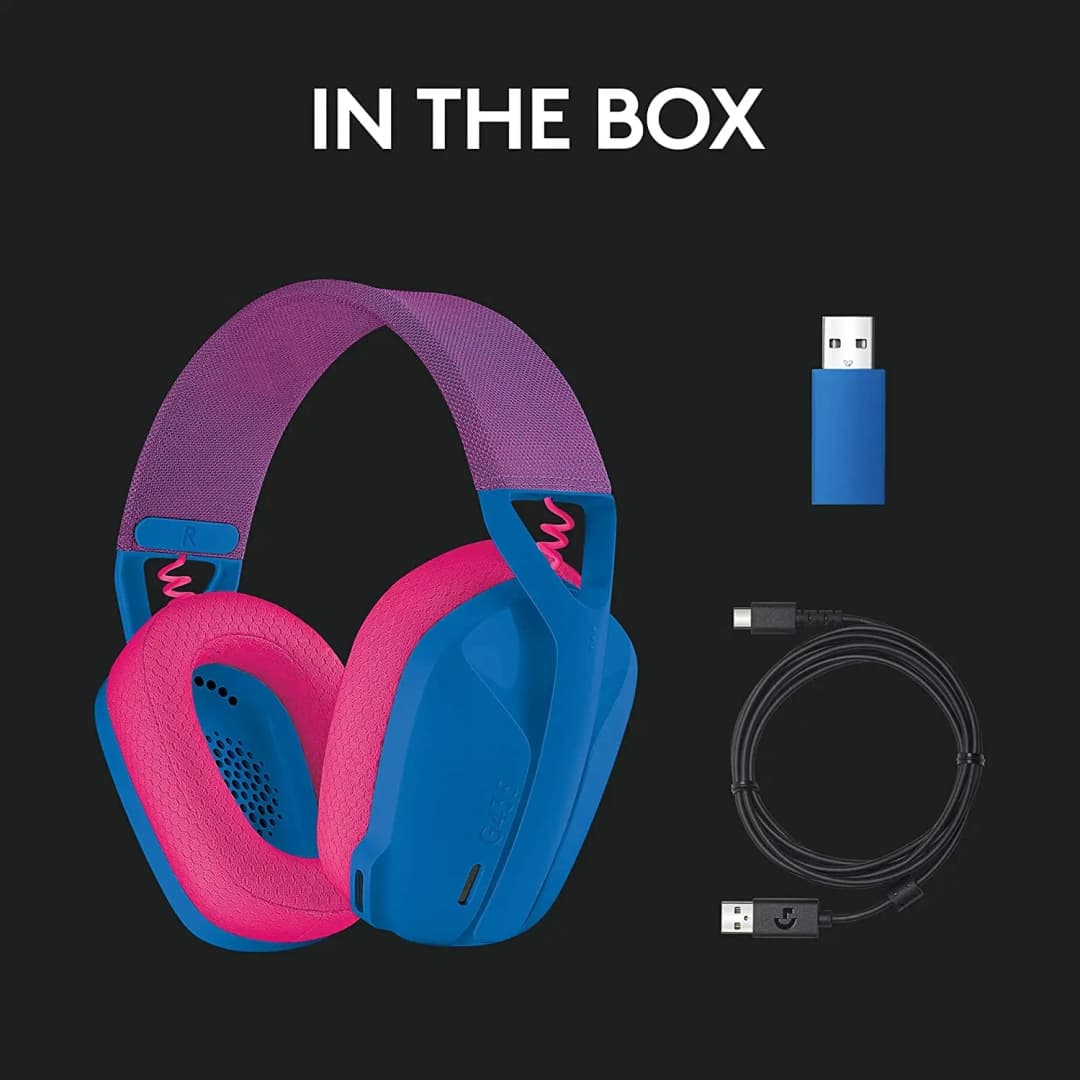 Logitech G435 wireless gaming headset with Bluetooth virtual surround sound, low latency, long battery life, comfortable to wear - 2