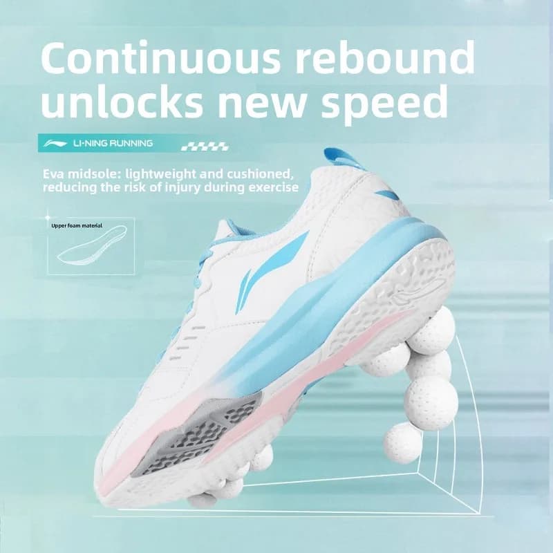 Li-Ning badminton shoes new color matching, unisex, comfortable, anti-slip, shock-absorbing, professional sports shoes - 4