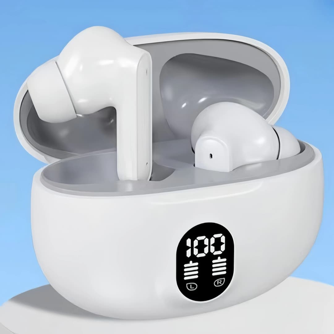 895B TWS Wireless Earbuds Noise Canceling Waterproof Ear Buds in-Ear Stereo Headphones with LED Display Charging Case - 6