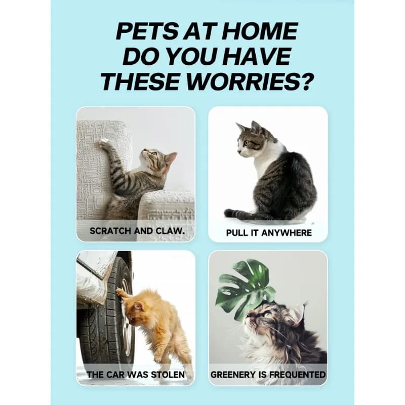 Long Lasting Cat Repellent Spray 120ml Non-Toxic Formula for Furniture Carpets Prevent Urine Marking Indoor Odor Neutralizer - 5