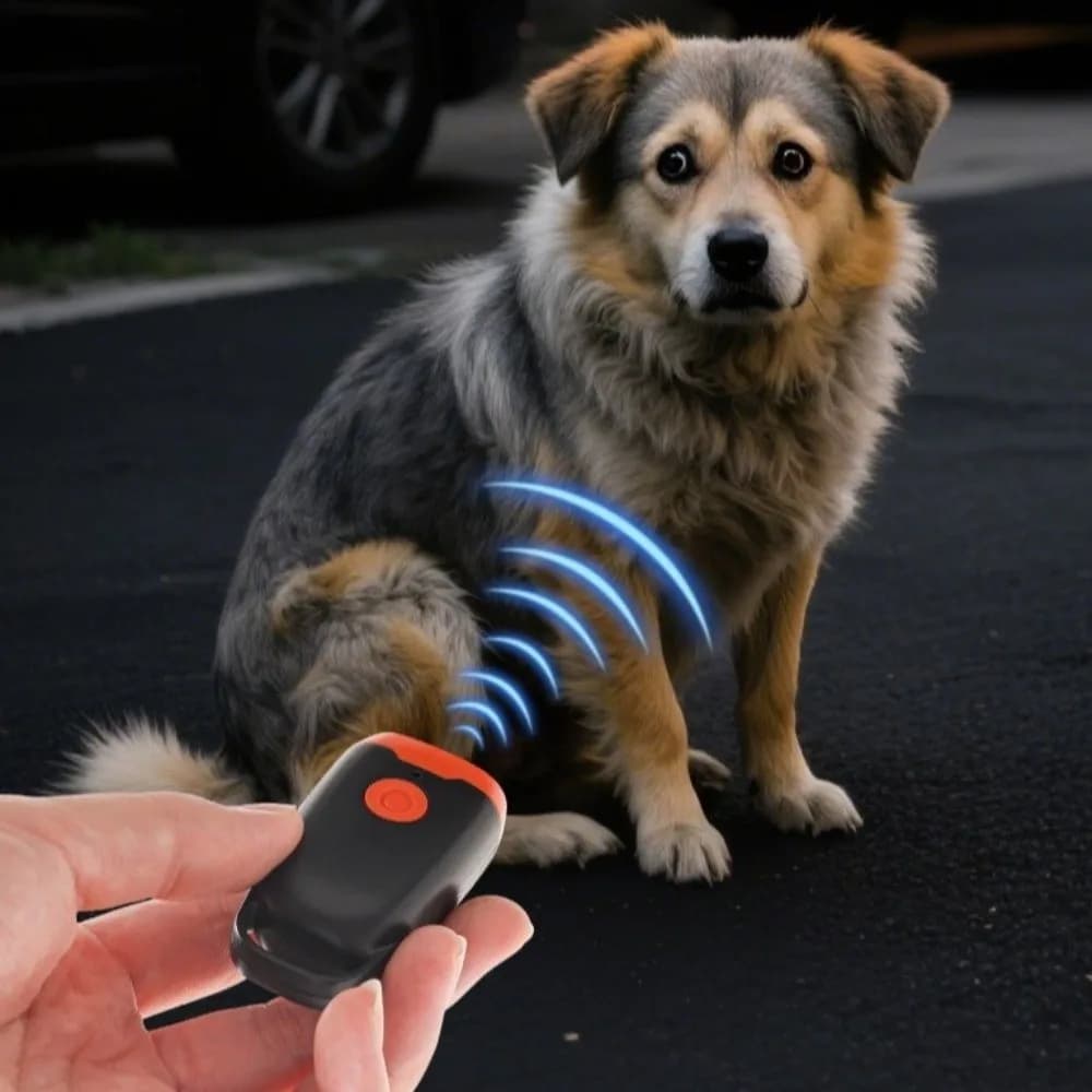 Smart Ultrasonic Dog Repeller LED Light Handheld Bark Deterrent Device Anti Bite Safe Anti Barking Device All Dog Breeds - 5