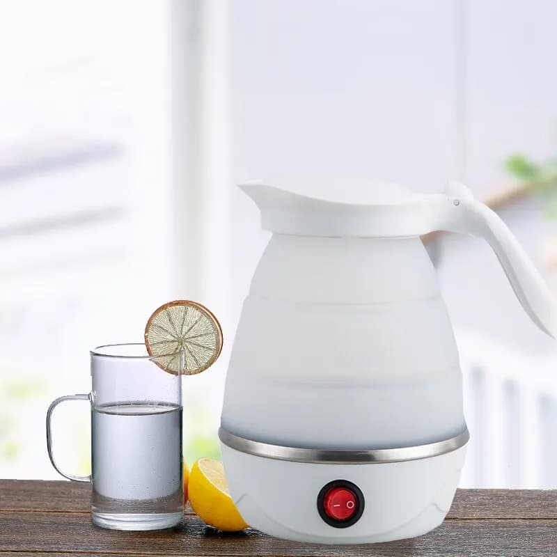 Foldable And Portable Teapot Water Heater 600ML Household Travel Electric Water Kettle 220V Kitchen Appliances Water Boiling Pot - 5