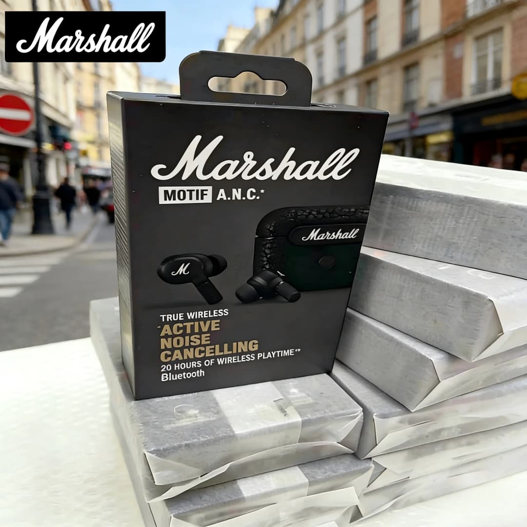 Marshall MOTIF ANC True Wireless Earbuds Active Noise Cancelling Bluetooth Earphones In-Ear Sport Fashion Headset with Mic - 3