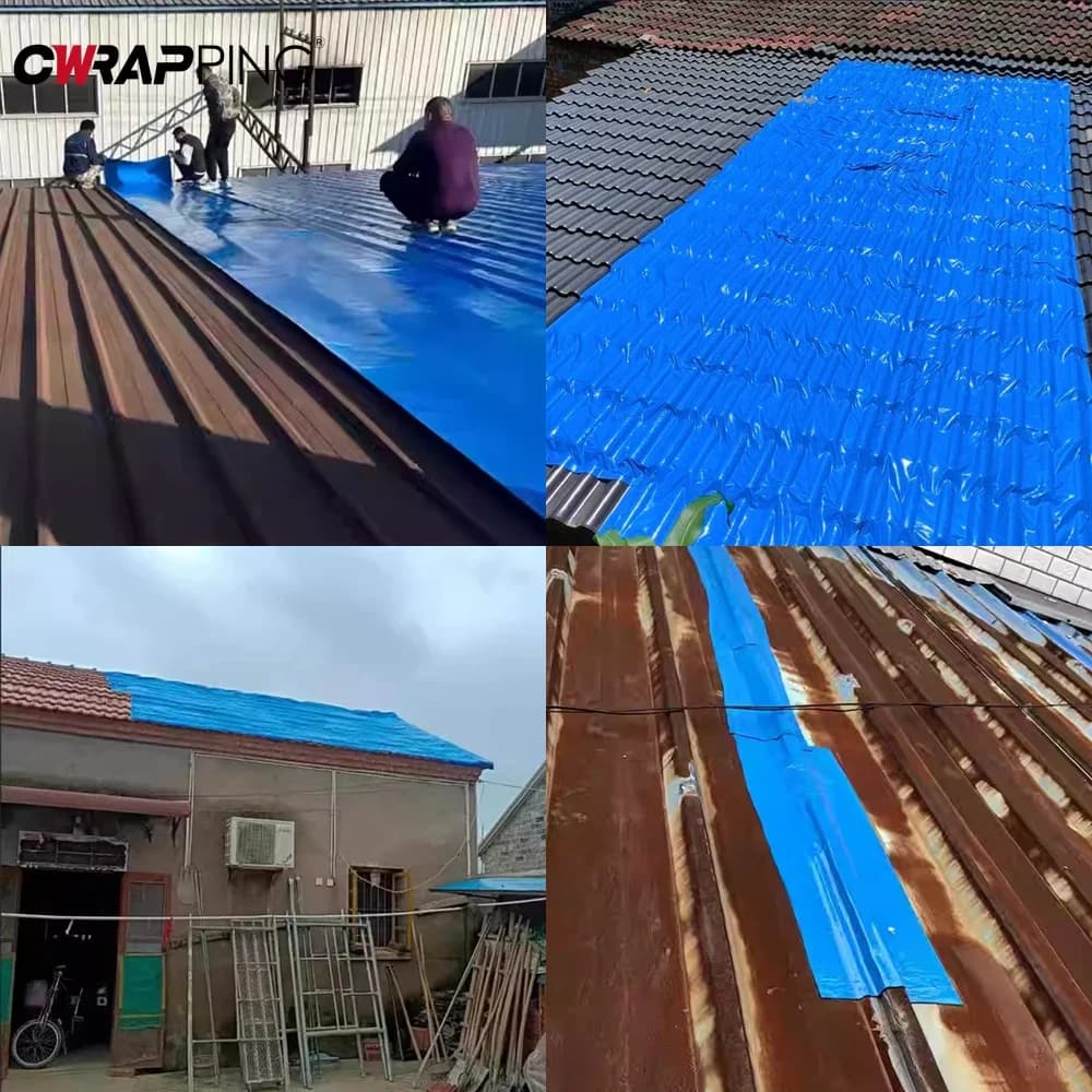 شريط إصلاح ذاتي اللصق مقاوم للماء 5/10 متر مقاوم لشقوق الجدران شريط لاصق للعزل الحراري ملصق إصلاح تسرب السقف - 6