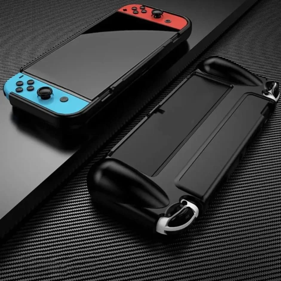 غطاء حماية سيليكون ناعم لجهاز Switch OLED، غطاء واقي لإكسسوارات جهاز الألعاب - 4