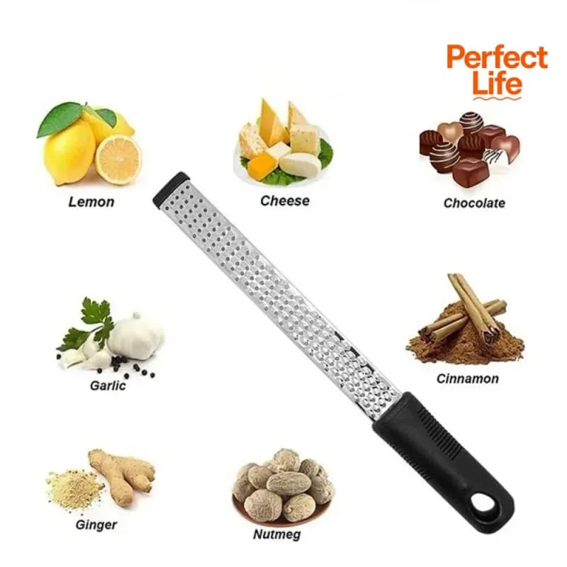 FAIS DU High Quality Stainless Steel Peel Lemon Cheese Vegetable Manual Grater Peeler Sharp Blade Choppable Cheese Kitchens Tool - 5