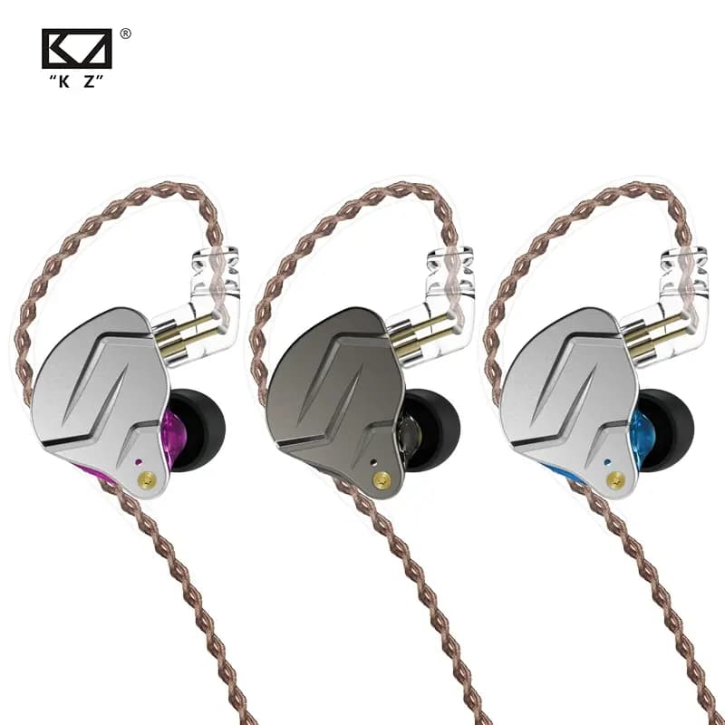 KZ ZSN PRO 1BA 1DD هايبرد درايف في الأذن سماعات هاي فاي معدن باس سماعة أذن رياضية موسيقى قابلة للاستبدال