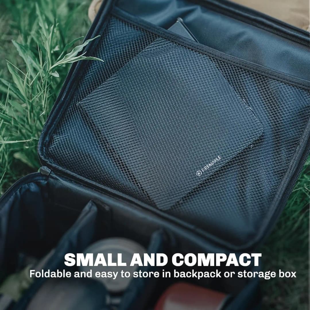 طاولة ألمنيوم قابلة للطي خفيفة الوزن من فاير مابل بيتريل محمولة لرحلات التخييم والمشي لمسافات طويلة وحامل موقد غاز للسفر 191 جرام - 6