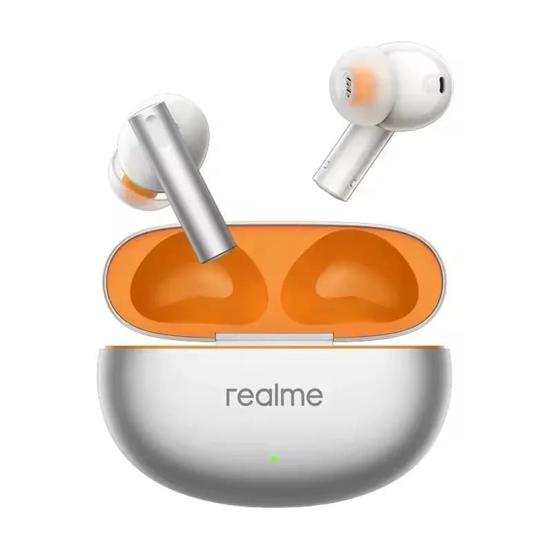 Original realme Buds air6 Earbuds 50dB Active Noise Cancelling Earphone Bluetooth 5.3 TWS IP55 40H Play Time Hi-Res LHDC - 6