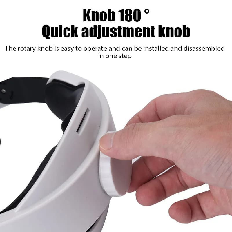 حزام رأس قابل للتعديل لنظارات Oculus Quest 2 VR أغطية الرأس قابلة للتعديل تحسين ملحقات أغطية الرأس المريحة والقابلة للاستبدال - 6