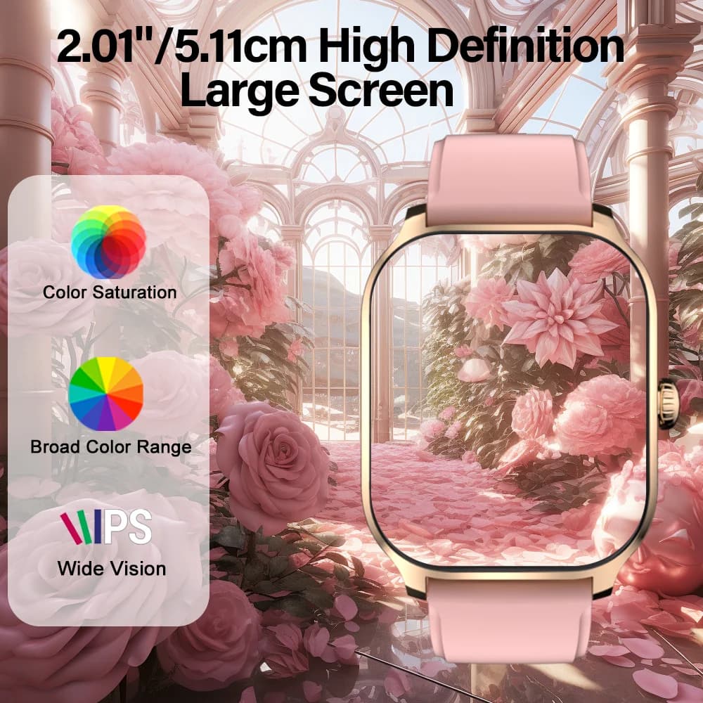 LAXASFIT 2024 موضة جديدة ساعة ذكية مراقب معدل ضربات القلب الرياضة اللياقة البدنية ساعة مقاوم للماء مكالمة صوتية ساعة ذكية لنظام أندرويد IOS - 2