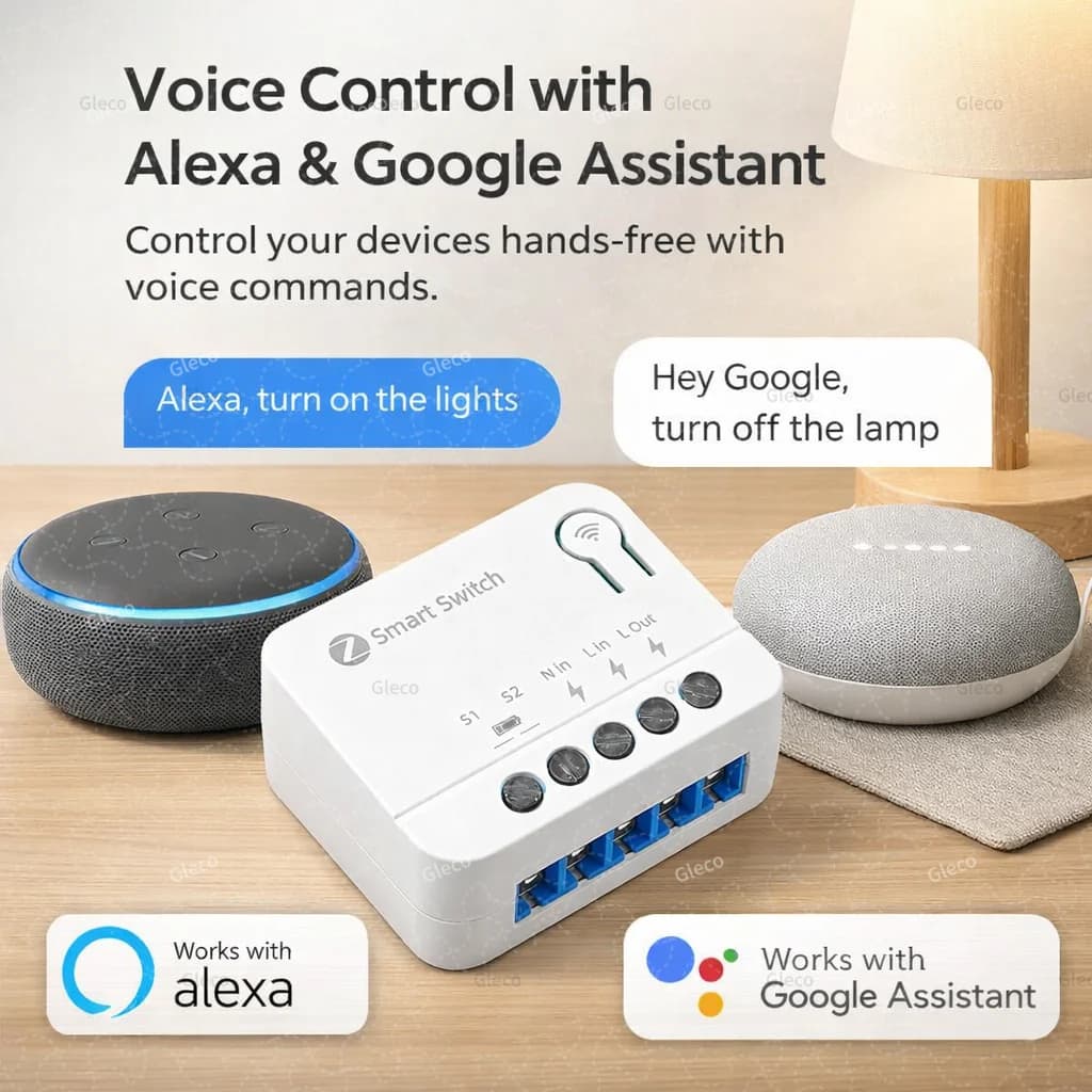 ZigBee Tuya Smart Switch Module Mini DIY Light Relay Breaker Smart Home Automation Work With Smart Life Alexa Google Hub Need - 4