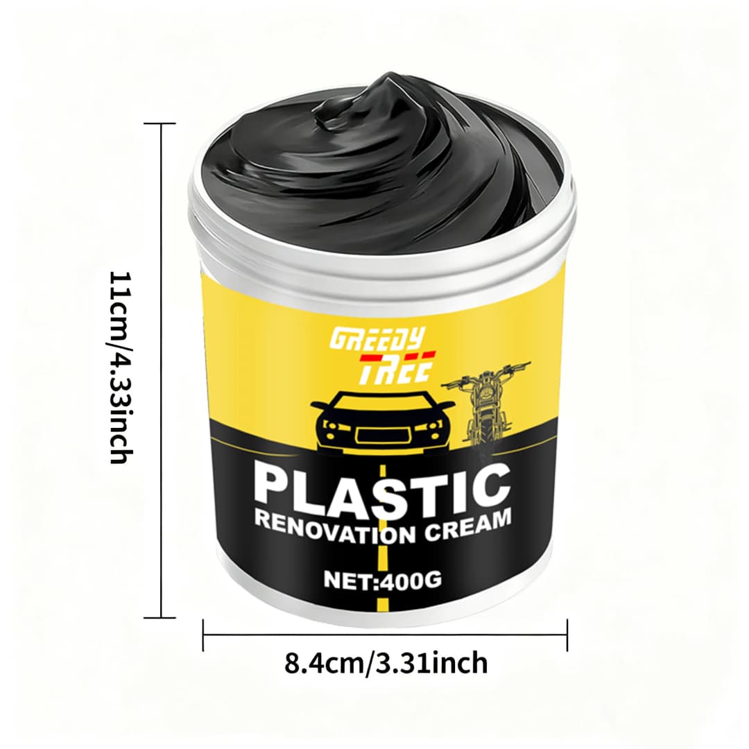 شمع تجديد بلاستيك السيارة 400 جرام - إصلاح خدوش سريع تجديد وحماية صدمات السيارة والداخلية ولوحة القيادة - 5