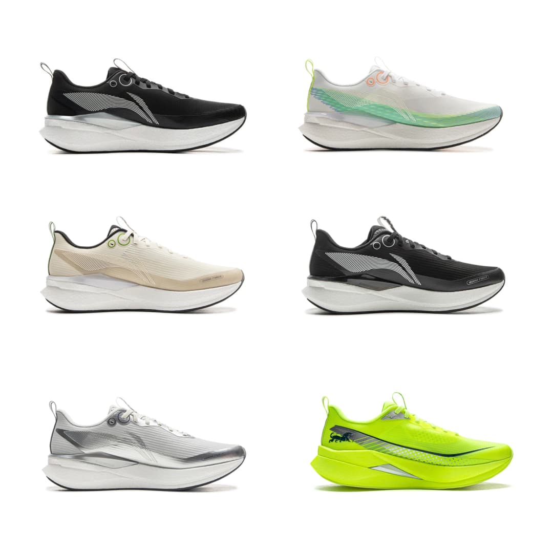 أحذية الجري للسباقات للرجال من لي نينغ ريد هاير 8 برو، أحذية رياضية مبطنة بألياف بوم، أحذية سنيكرز قابلة للارتداء مقاومة للانزلاق ARPV003 - 2