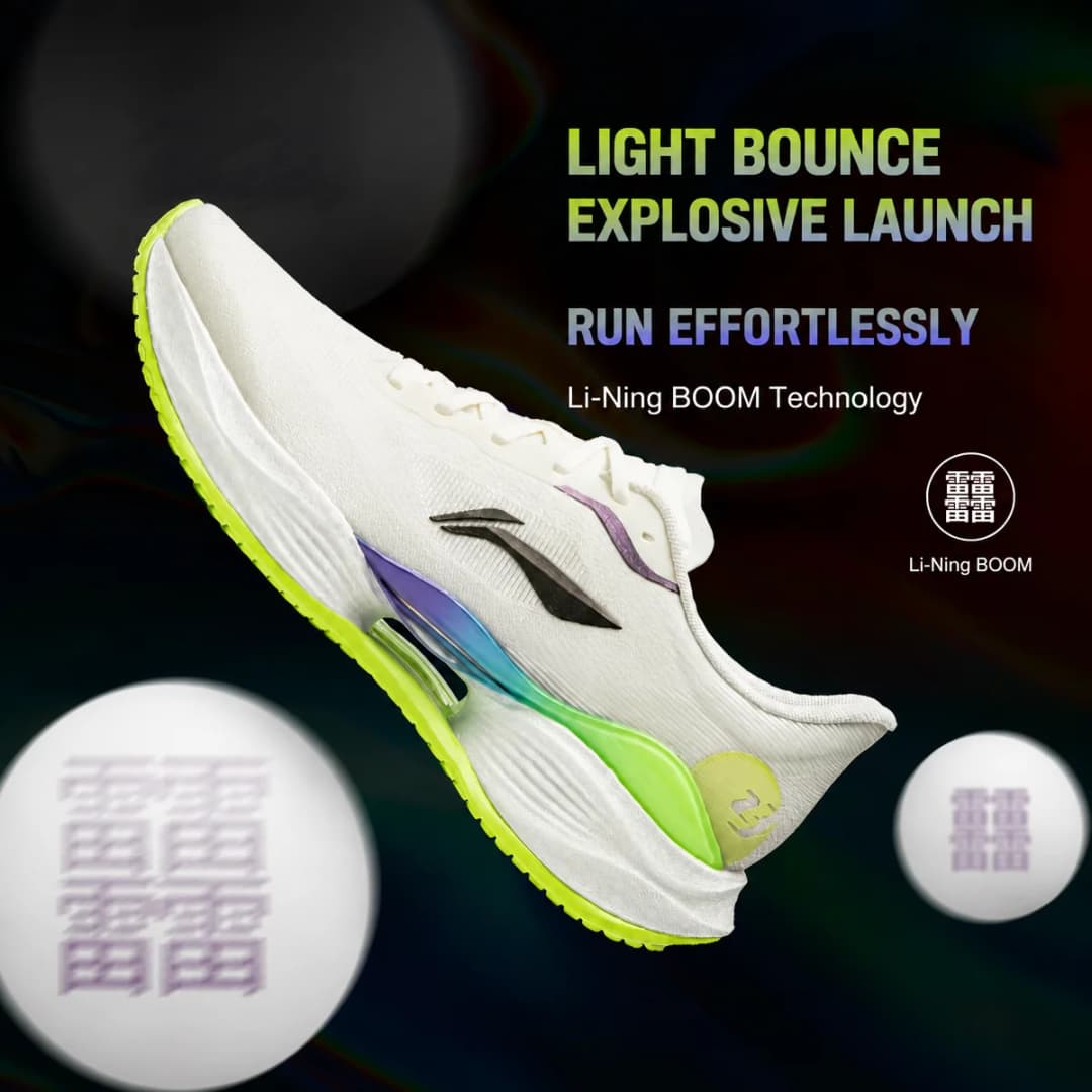 أحذية ركض نسائية Li-Ning SUPER LIGHT 23 خفيفة BOOM FIBER قابلة للتنفس متينة مستقرة أحذية جري يومية ARBW018 - 2