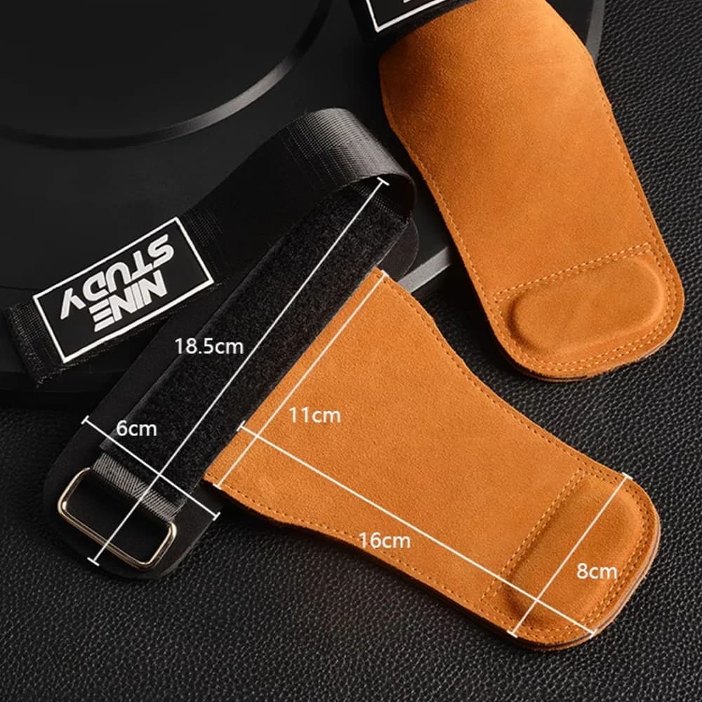 حزام مساعد لتمارين السحب، دعم للمعصم، قفازات دعم، مناسب لتمارين الضغط والسحب، بار أفقي مساعد - 2