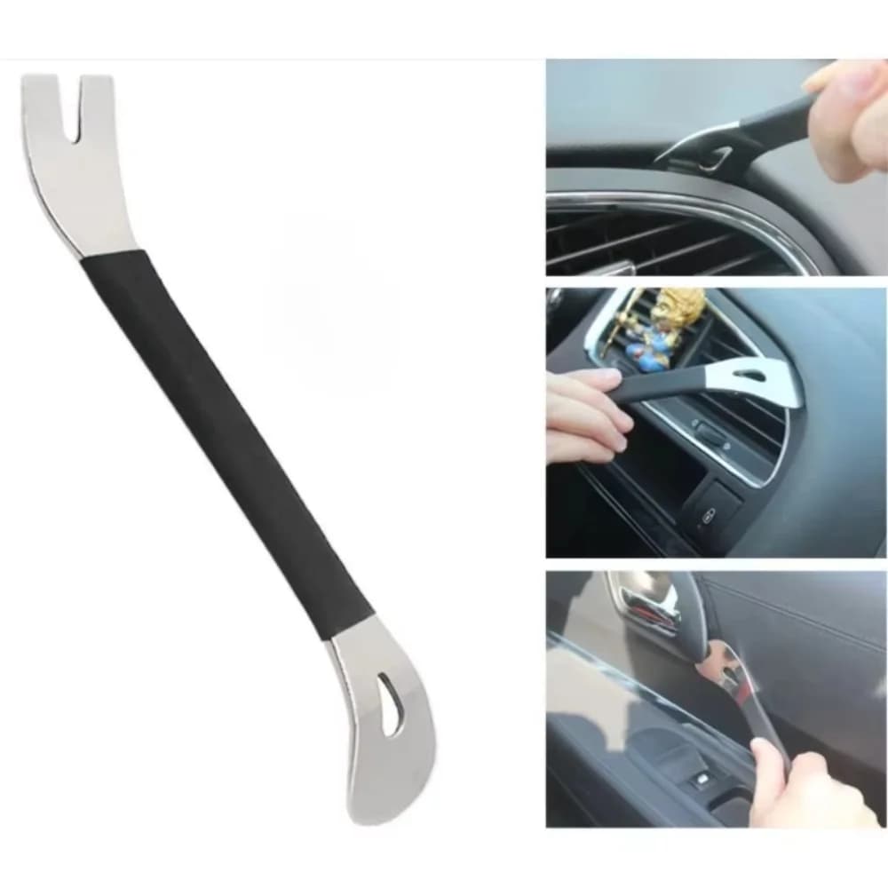 Car Stainless Steel Pry Plate Car Audio Disassembly Installation Tool Navigation Sound Instrument Panel Interior Foot Pad Trims - 5