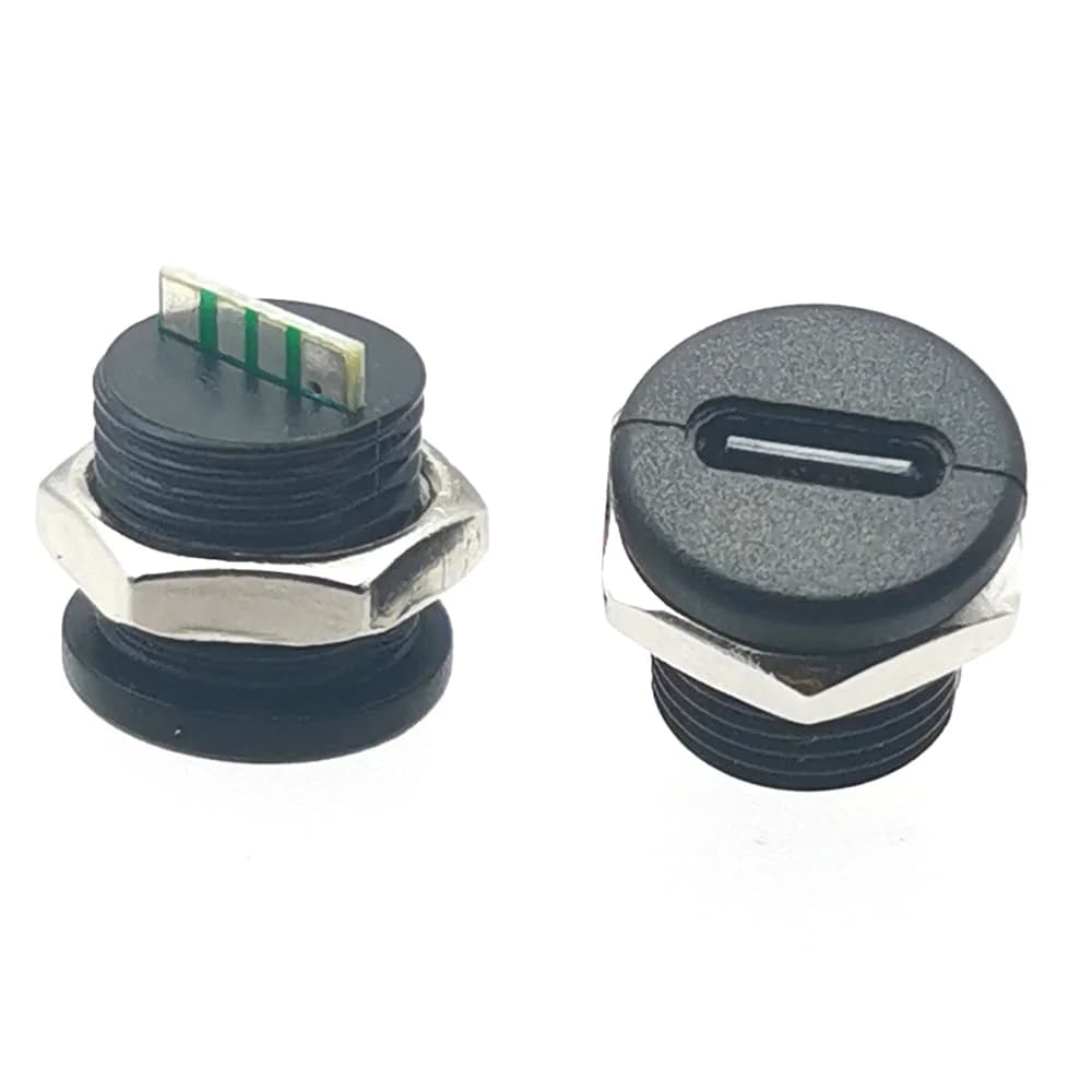 موصل Type-C أنثى 6 دبوس، مقبس Type-C أنثى، منفذ شحن سريع، قابس شاحن USB-C