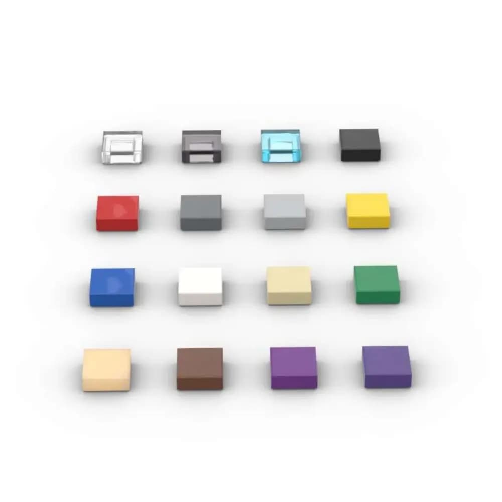 MOC 10 قطع 3070 1x1 الإطارات لوحة كتل البناء عدة عالية التقنية مجلس ضوء لوحة الطوب جسيمات ديي لعبة الأطفال عيد ميلاد الطفل هدية