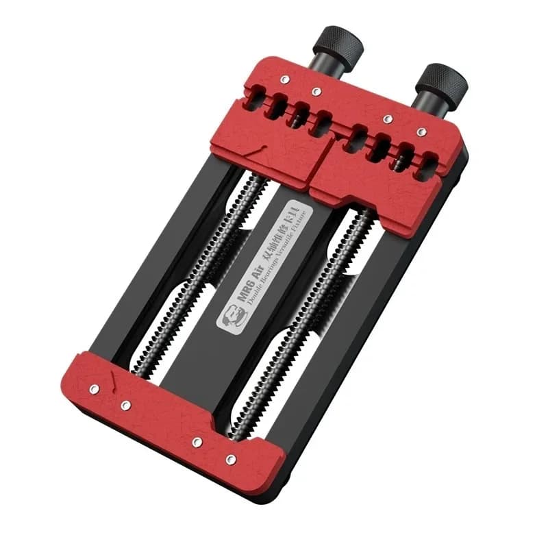 ميكانيكي MR6 الهواء محامل مزدوجة تركيبات إصلاح لوحة دارات مطبوعة حامل لحام اللوحة الأم رقاقة إزالة الغراء صيانة الهاتف المشبك - 6