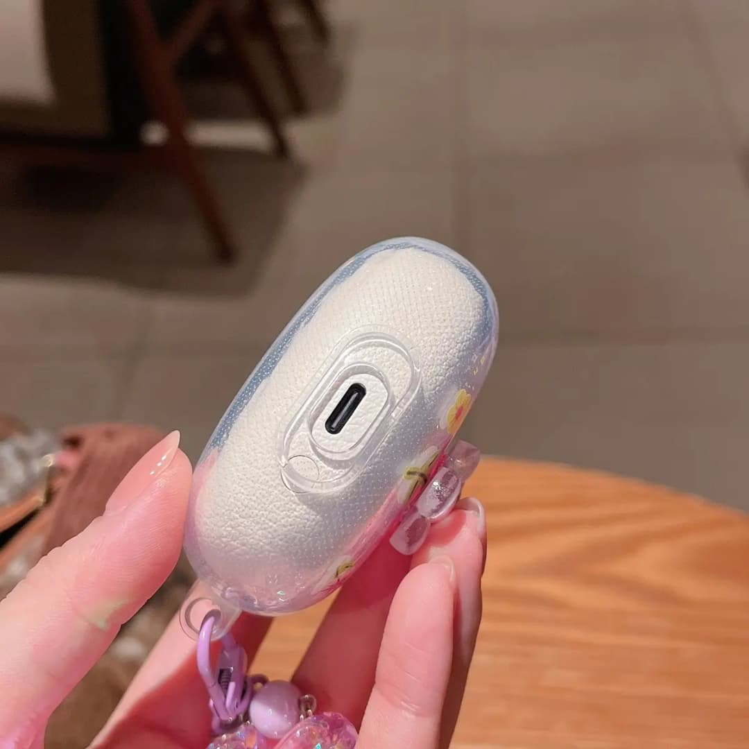 QCY Crossky C50 Clear Soft Case Cute Cartoon Wireless Bluetooth Earphone Case For QCY C50 Charging Box Protective Cover - 6