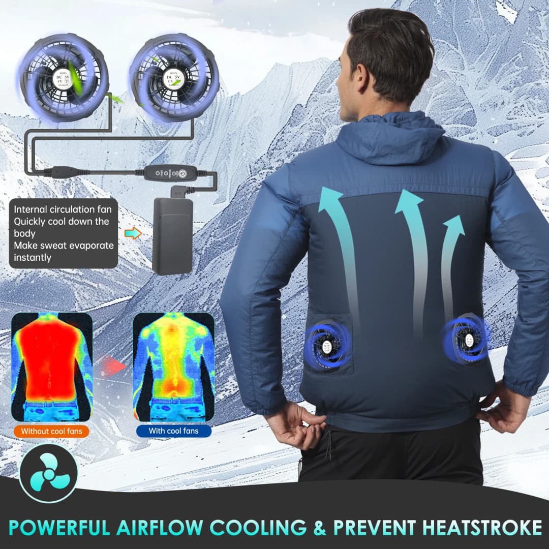 Powerbank 30000mAh Portable Heating Mobile Power Supply for Heating Vest Jacket Gloves Electric Heating Equipment DC Power Bank - 6