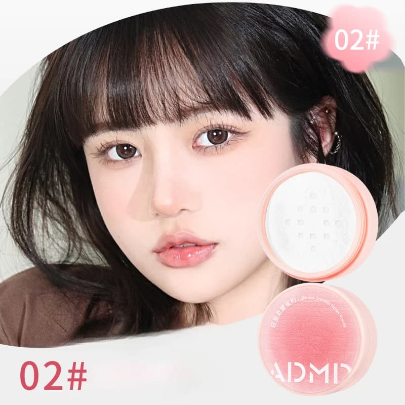 بودرة تغطية حب الشباب بودرة مثبتة فضفاضة مكياج الوجه بودرة عسل التحكم في الزيوت فضفاضة دائمة - 5