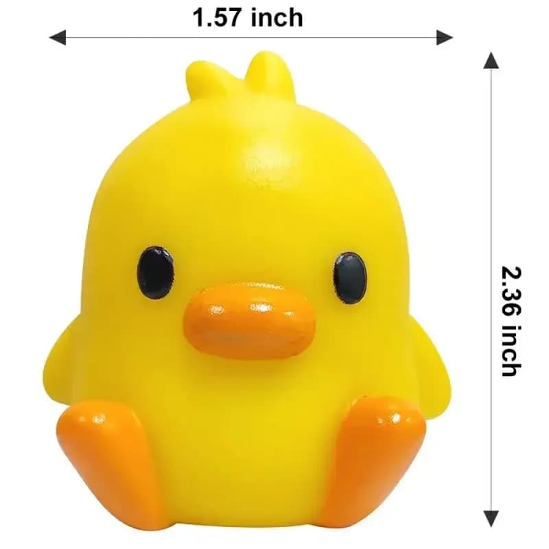 1-3pcs Yellow Duck Night Light Cartoon Creative Children's Gift Small Desk Lamp Soft Light Bedroom Atmosphere Bedlight - 6