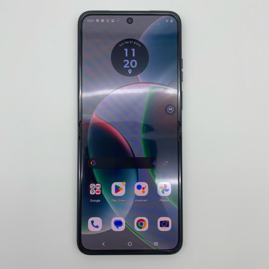هاتف موتورولا رازر 40 الأصلي المفتوح XT2323 5جي ببصمة الإصبع وبلوتوث وNFC وشاشة 6.9 بوصة وكاميرا 64 ميجابكسل وبطارية 4200 مللي أمبير في الساعة - 2