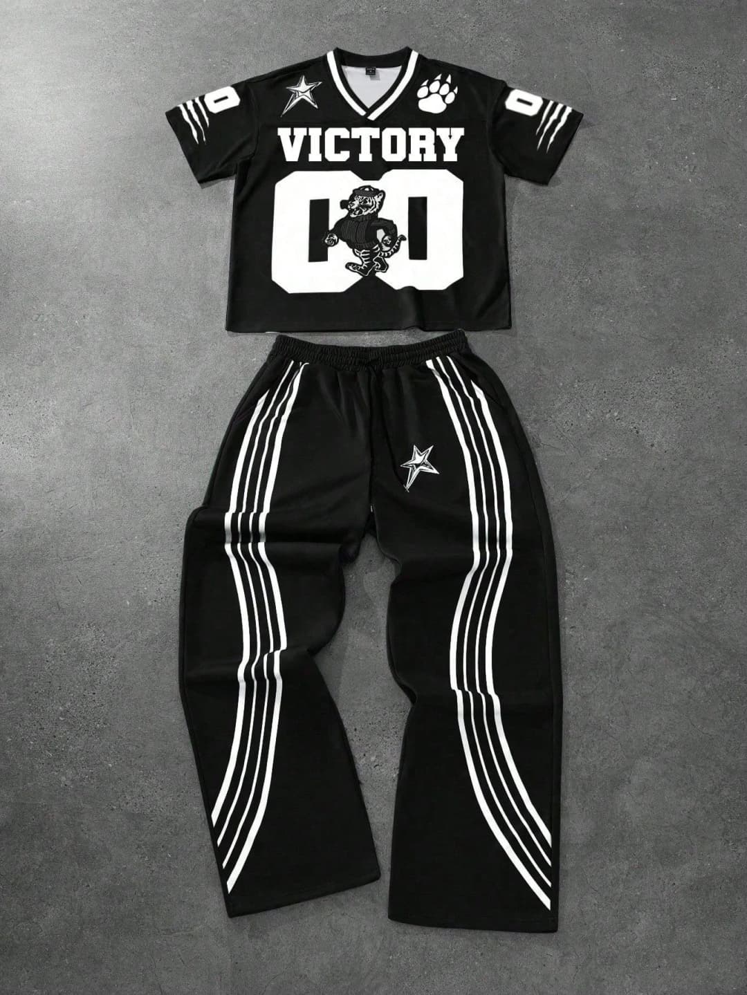 2026 Summer Men's And Women's Short Sleeved Pants 2-Piece Set With Letter Printing Simple Quick Drying T-Shirt Pants Casual Set - 4
