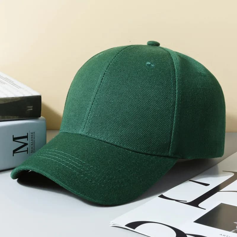 Solid Baseball Cap Cheap Women Men Summer Autumn Spring Sun Visor Hats Yellow Caps - 3