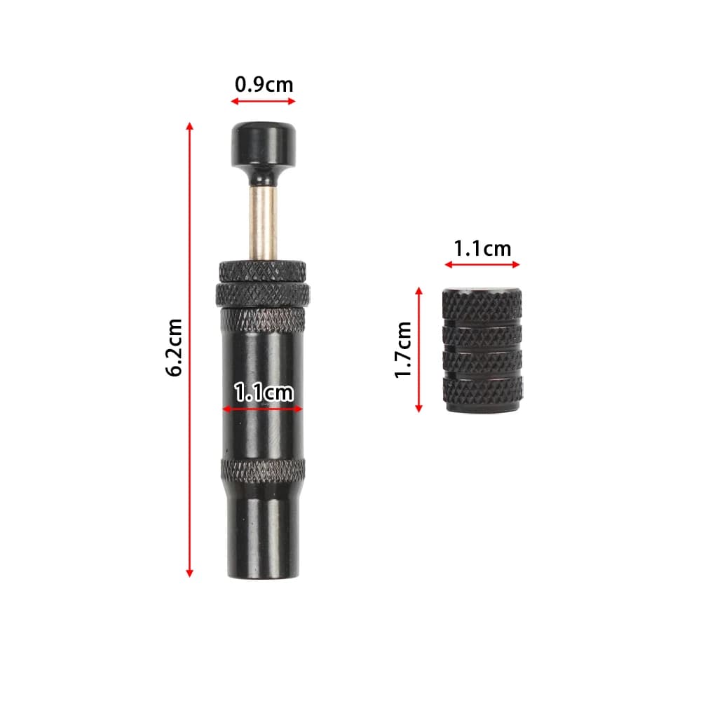 Adjustable Auto-Stop Tire Deflator Valve Kit Screw-on Tyre Air Down Tool Offroad Accessories Fit for Offroad 4x4 - 2