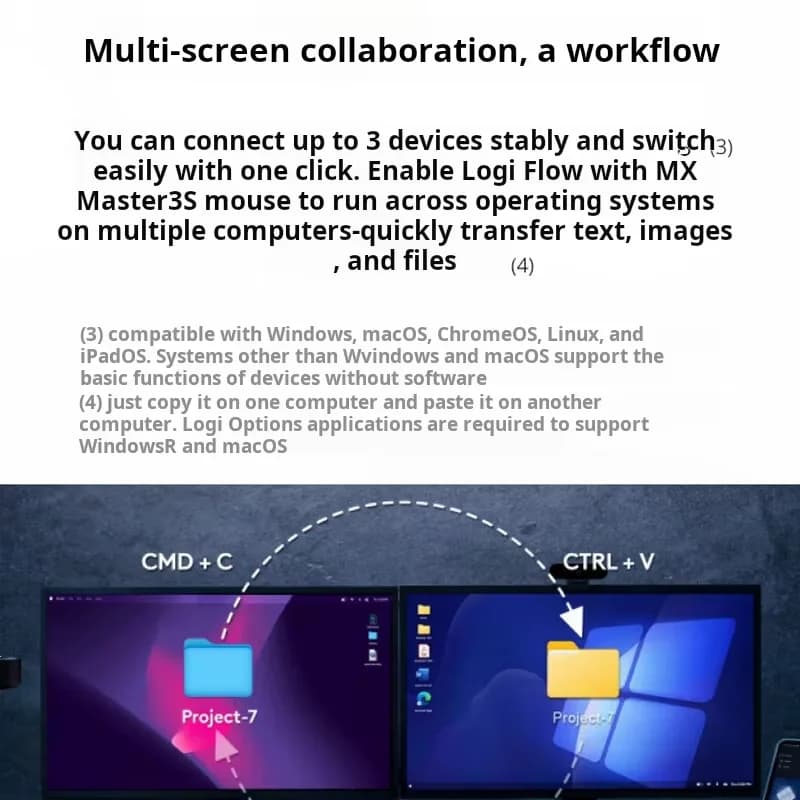 لوحة مفاتيح بلوتوث لاسلكية Logitech MX Keys S، لوحة مفاتيح مكتبية، رقيقة للغاية بحجم كامل، إضاءة خلفية ذكية، مفاتيح هادئة، محمولة - 5