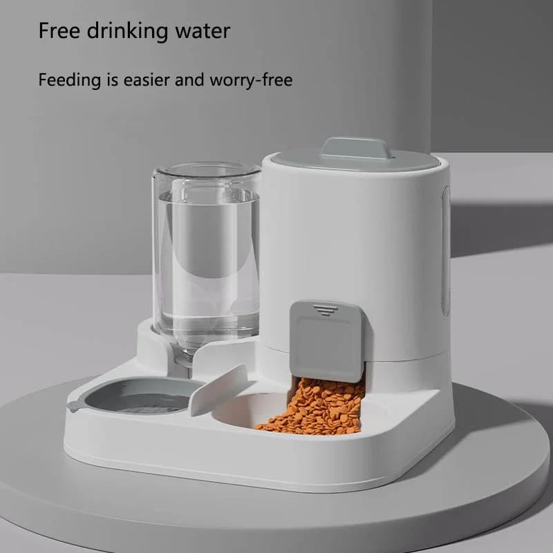 Hot Pet Feeding and Drinking Water Two-in-one Food Smooth Large-Capacity Feeding and Drinking Water Bowl Cat Food Bowl Dog Bowl - 3