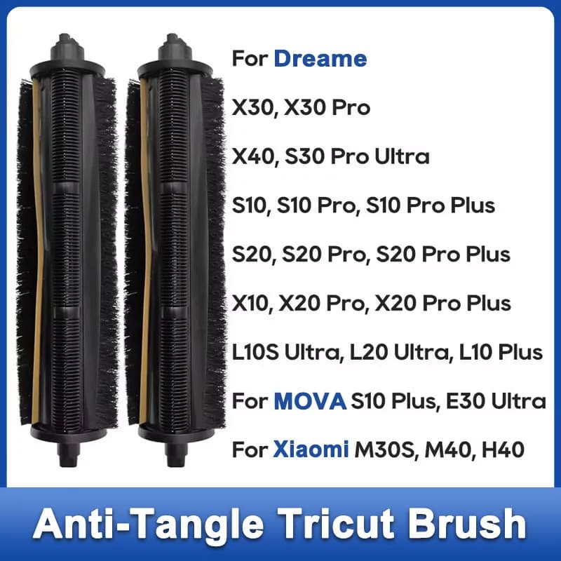 Cutting Hair Anti-Tangle Roller Brush Dreame X40 Ultra X40 Por L10s Pro Ultra Heat L30 Ultra L20 Ultra L10s Ultra, Xiaomi M30S