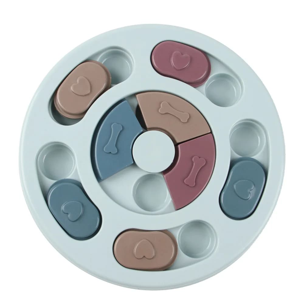 Dog Toys Puzzle Slow Feeder Interactive Increase Puppy IQ Food Dispenser Slowly Eating NonSlip Bowl Pet Cat Dogs Training Game - 5