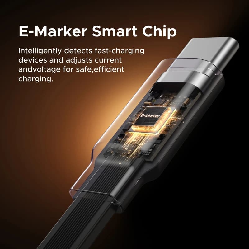 UGREEN Retractable PD 100W USB C to USB C Cable for iPhone 17 16 15 iPad MacBook Fast Charging Data Cord Type C Charger Cable - 6