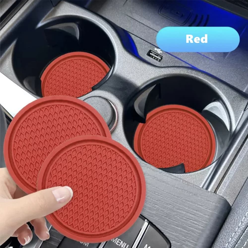 2 قطعة الوقايات كأس السيارة حامل الكأس السفر العالمي حامل الكأس عدم الانزلاق جزءا لا يتجزأ من الحلي كوستر اكسسوارات السيارات الداخلية - 6