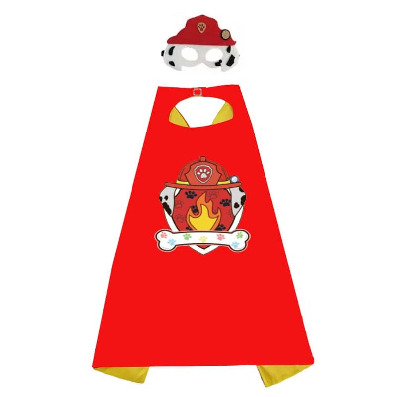 عباءة كيب للكلاب الكرتونية للأطفال مع قناع العين مارشال تشيس سكاي زوما رابيل روكي عباءة زي تنكري للأطفال زي هالوين - 5