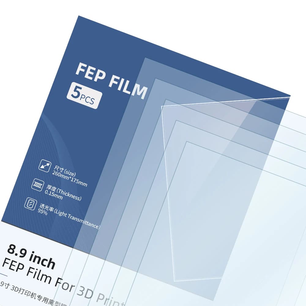 ANYCUBIC 3d Printer Parts 2Pcs/5Pcs a set FEP Film Thickness 0.15mm For Photon Mono X / Mono X 6K / M3 Plus / Mono X2/Mono X 6Ks - 6