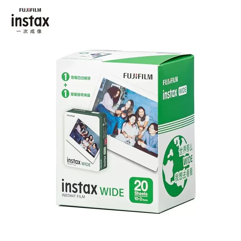 Genuine Fujifilm Instax Wide Film 10-100 Sheets For Fuji Instant Photo Camera Wide 300/200/210/100/500AF Wide Link Printer