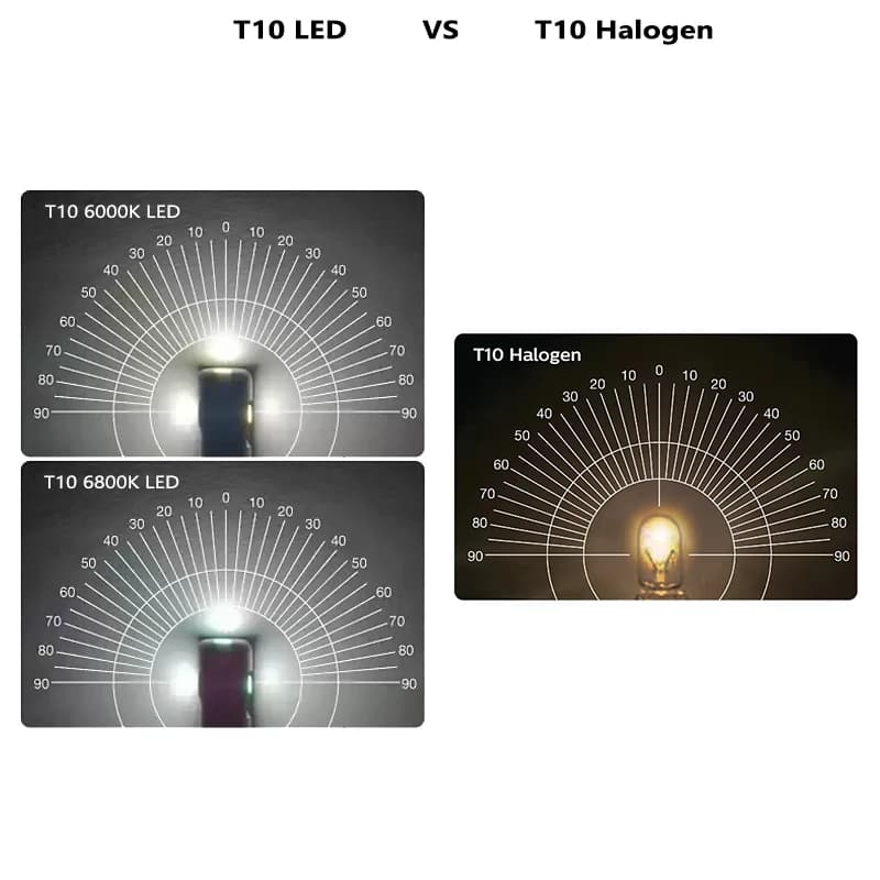 فيليبس T10 W5W ليد ألتنيون برو6000 80LM 6800K أزرق أبيض ساطع مصابيح مواقف سيارات ضوء صندوق داخلي بدون أخطاء 11961U60AWX2 - 3