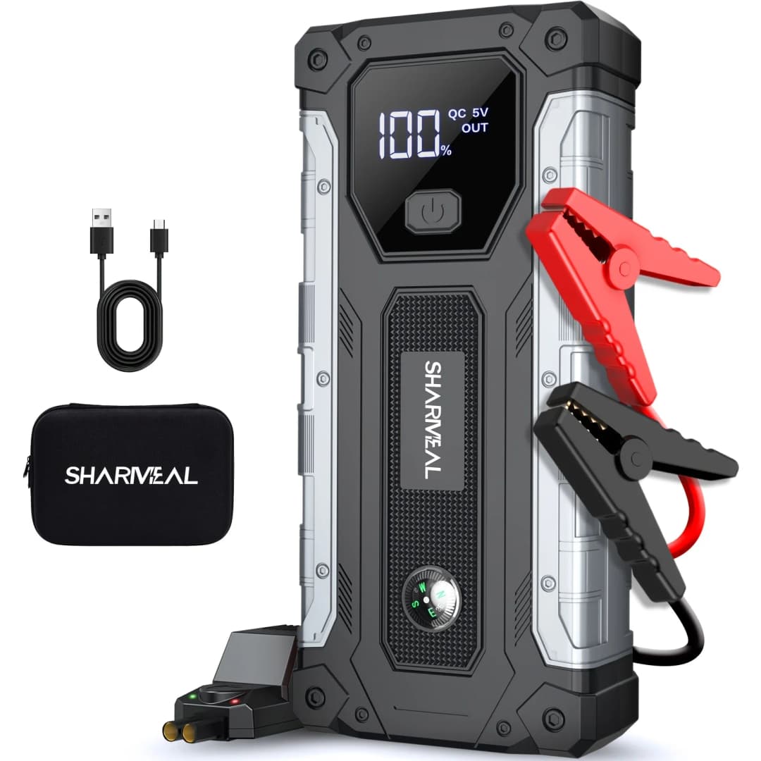 10000A Jump Starter Power Supply Emergency Battery Pack For Petrol Diesel Engines 12V Emergency Power Box With LED Lighting - 6