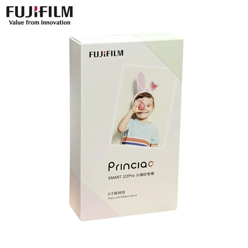 Fujifilm PrinCiao Xiaoqiao Printing 40-200 Sheets Paper Digital Photo Film Consumables Package For Fujifilm Princiao Smart II - 6
