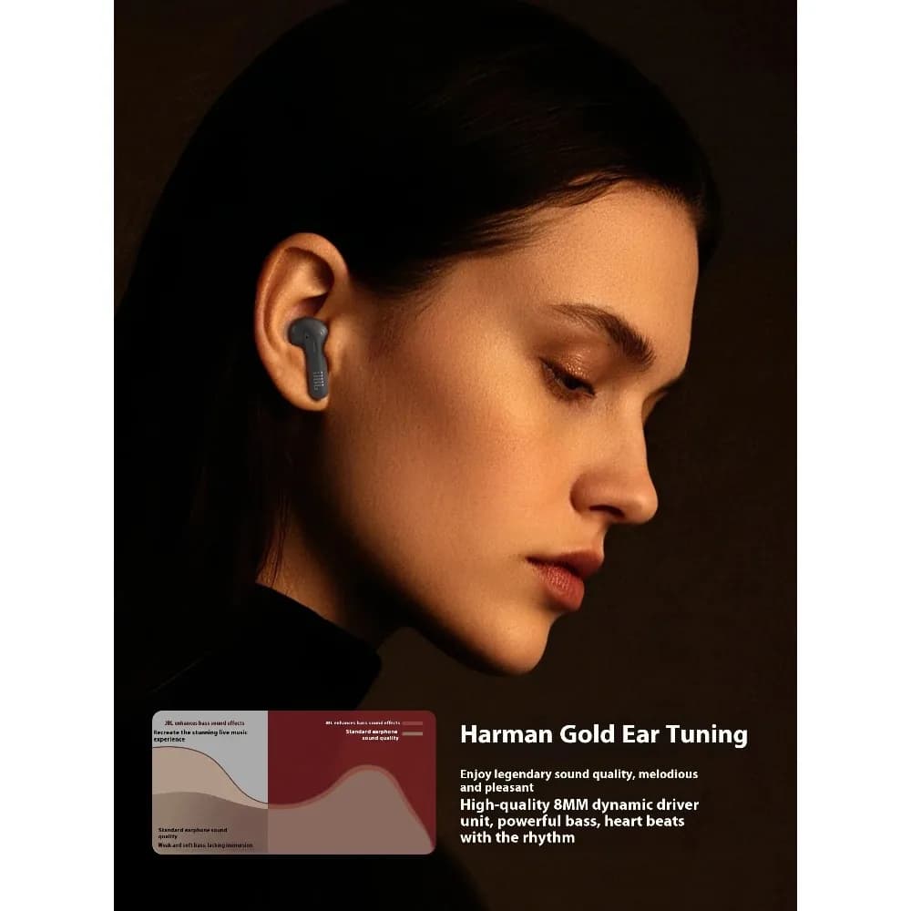 سماعات أذن لاسلكية JBL Wave Beam 2، مشغل 8mm، بطارية 36 ساعة، مقاومة للغبار IP54، بلوتوث 5.3، شحن سريع - 4
